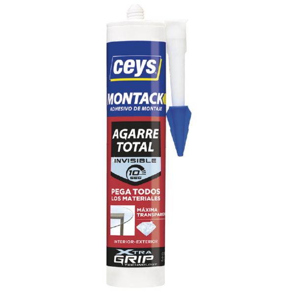 Adhesivo montaje CEYS Montack transparen